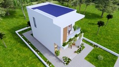16×30 Feet Small House Plan 4.7×9 Meter 2 Bed 2 Bath Hidden Roof (A4 Hard Copy)