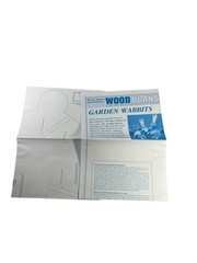 Better Homes and Gardens Wood Plans Garden Wabbits Bunny Rabbit 39″ T Blueprints