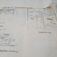 Colorado Blueprints Classic Homes Set of 5 Blue Print Papers Fine Line Design