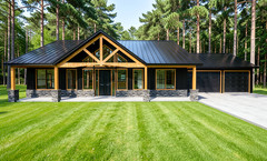 2,080 Sqft (Living) Modern Farm House with – 3 Bedrooms and 2 Baths with Garage