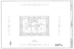 Colonial Williamsburg House, architectural home plans, brick, 4+ bedrooms, attic