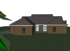 Abbigale 2161G 1 BRICK home, house plan 4 beds, 2.5 baths PDF
