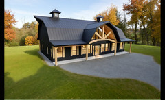 2400 Sqft Modern Barndominium 4bd/2.5ba – Construction Plans – PDF