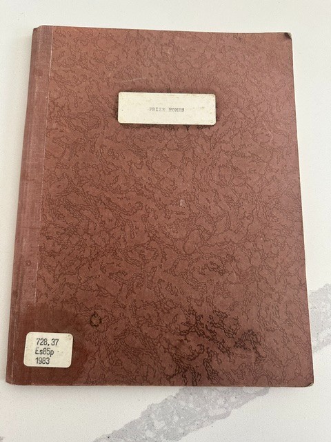 1985 Prize Home Hiawatha Estes Mid Century Modern House Plans MCM