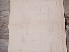 Vintage Set Of House Plans Large Blue Print Packet
