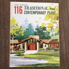 Vtg 1978 Contemporary & Traditional Home House Plans Floor Plans Modern MCM Book
