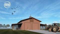 Rustic Barn Agricultural Building Plans – PDF Downloadable Blueprint