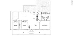 Oak Street Modern House Plan – 4 Bed 2 Bath – Contemporary Home Blueprints