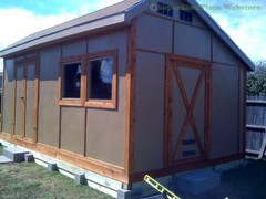 Custom Design Shed Plans, 8×12 Gambrel Wood, Backyard Shed Building Plans
