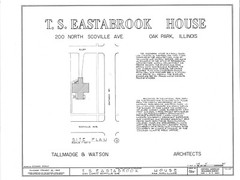 Prairie Style House, single story design, wood & stucco home, PRINTED PLANS