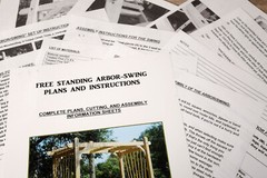 Arbor/Swing DIGTAL PLANS: Photos, Materials List, Cutting Guide, Assembly Instr!