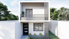 17×33 Feet Small House Plan 5×10 Meters 3 Bed 2 Bath PDF Plan (A4 Hard Copy)