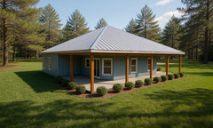 1,957 Sqft Modern Ranch Style House 3bed/2.5 bath and 2 car garage