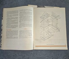 2 Vintage Home Building Plans Retro 1959-61 Home Framing/Plank/Beam Books