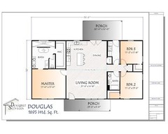 Douglas House Plan 1695 Heated Square Feet