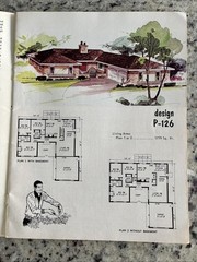Vintage 1972 MCM Home Plans Design Catalog Blueprints Ranch Split-Level Houses