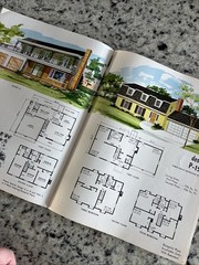 Vintage 1972 MCM Home Plans Design Catalog Blueprints Ranch Split-Level Houses