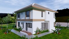 Custom House Plans 30×36 Feet 9×11 Meter 4 Beds 3 Baths Hip Roof (A4 Hard Copy)