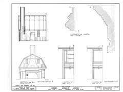 Traditional Colonial Style Home plans, wood frame house, 4 bedrooms