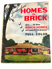 1950’s Mid Century Style Homes in Brick w/ Floor Plans- 32 in Color