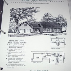 1995 Binder Book of Home Plans Featuring Andersen Windows Contractor’s Edition