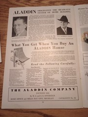 2 “ALADDIN READI-CUT HOMES”. HOUSE PLANS “PRE-CUT” & SHIPPED-HOME KIT 1949 1951