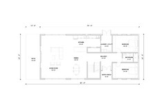 House Plan 3 Beds 2 Bath with Loft, 32’x70′ Floor Plan, 2240 SF | PDF DOWNLOAD