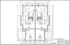 Full Set of Condominium / Duplex building plans 1,376 sq ft