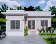 30×30 Feet Small House 9×9 Meter 2 Beds 2 Baths Terrace Roof PDF &(A4 Hard Copy)
