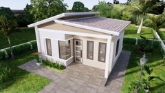 Small Home Design 6.5×6 Meter 22×20 Feet One Bed One Bath Shed (A4 Hard Copy)