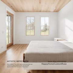 Hip Roof Duplex Investment Rental Plan – 2 Bed 2 bath – 1228 SF – Modern Spaciou