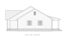 Ranch House Plans 1673 SF 3 Bed 2 Bath Split BR Front Garage (Blueprints) 1007GF