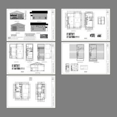40×42 House — 3 BR 2.5 Ba 1-RV Garage – PDF Floor Plan – 1,619 sqft – Model 2E