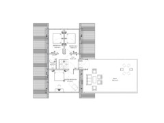 63’x59’ 3 Beds, 2.5 Baths Cozy A-Frame House Architectural Plans PDF Download.