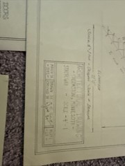 Architectural House Blueprints Plans Mid Century Modern Home 1941 MN 17 Pieces Z