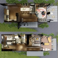 Container house plans – 2 bedrooms – 2 bathrooms – Digital PDF File