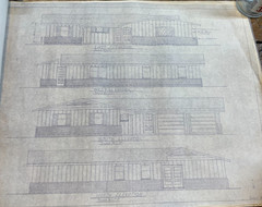 1960’s Mid Century Carl L Godwin House Blueprints Fannetta St Dexter MO