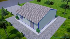 24×24 Feet 2 Cars Garage Shed Plan 7.3×7.3 Meter PDF Plans (A4 Hard Copy)