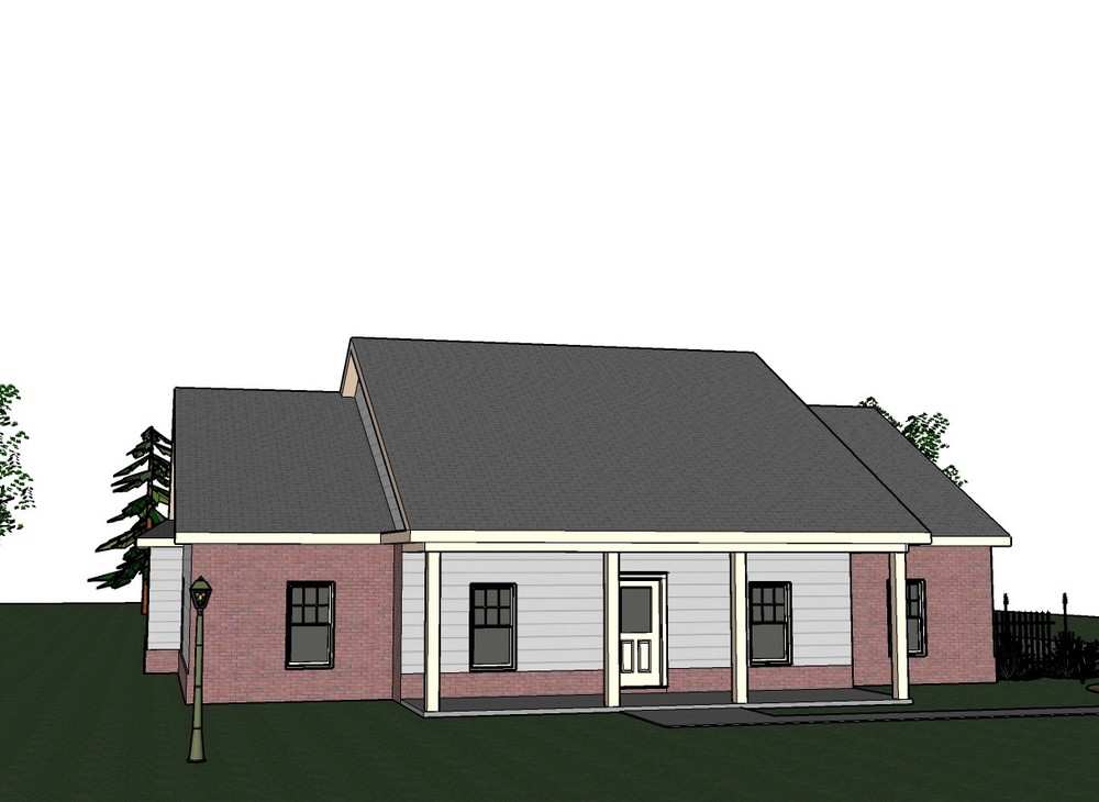 Abbigale 2161G 3 SIDING-BRICK home, house plan 4 beds, 2.5 baths PDF
