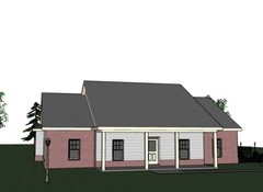 Abbigale 2161G 3 SIDING-BRICK home, house plan 4 beds, 2.5 baths PDF