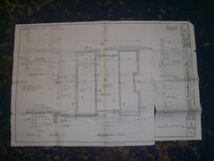 Lot of 220 Bank Blue Prints and HVAC System Prints