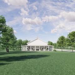 Redwood Barndominium House Plan Design – 3 Bed 2 Bath 2250 sq ft – Three Garage