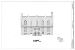 Traditional Brick Colonial Williamsburg Home, Architectural Plans, PRINTED plans