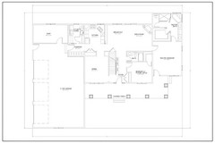 Large 2-Story Home Plan & a 3-stall Garage – 6 Bedroom 4 Bath & Master Suite