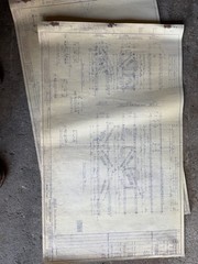 Vintage AT&T Long Lines Tower Blueprints Lot 1960s Flint Steel Lyme CT Original