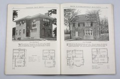 Vintage Beauty in Brick Home House Plans Catalog circa 1920s Clinton Face Brick