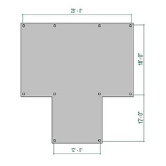 Outdoor Living Pavilion Plan-707 Sf Backyard Patio Designs