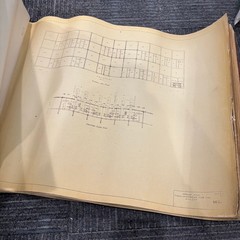 Vtg 1925 AT&SF Santa Fe Building Blueprints Railroad Memorabilia Kansas 165 pgs