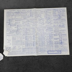 Vintage 1979 Matern Design 965 Blueprints 11-Page Solar Energy Edition Rare
