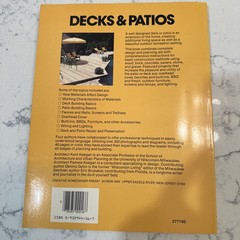 Lot of 5 Vintage DIY Deck Patio Plan Design Build Books 70s -90s Sunset